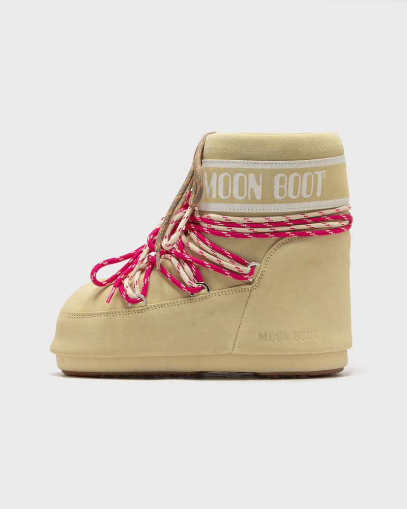 Superge in čevlji Moon Boot Icon Low Suede Bež | 80D1409670-B021