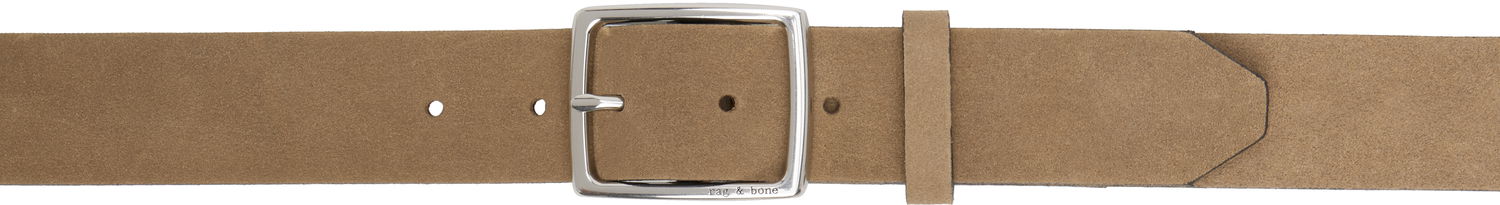 Pasovi rag & bone Rag & Bone Rugged Suede Belt Bež | MIA24FB1017SU17, 0