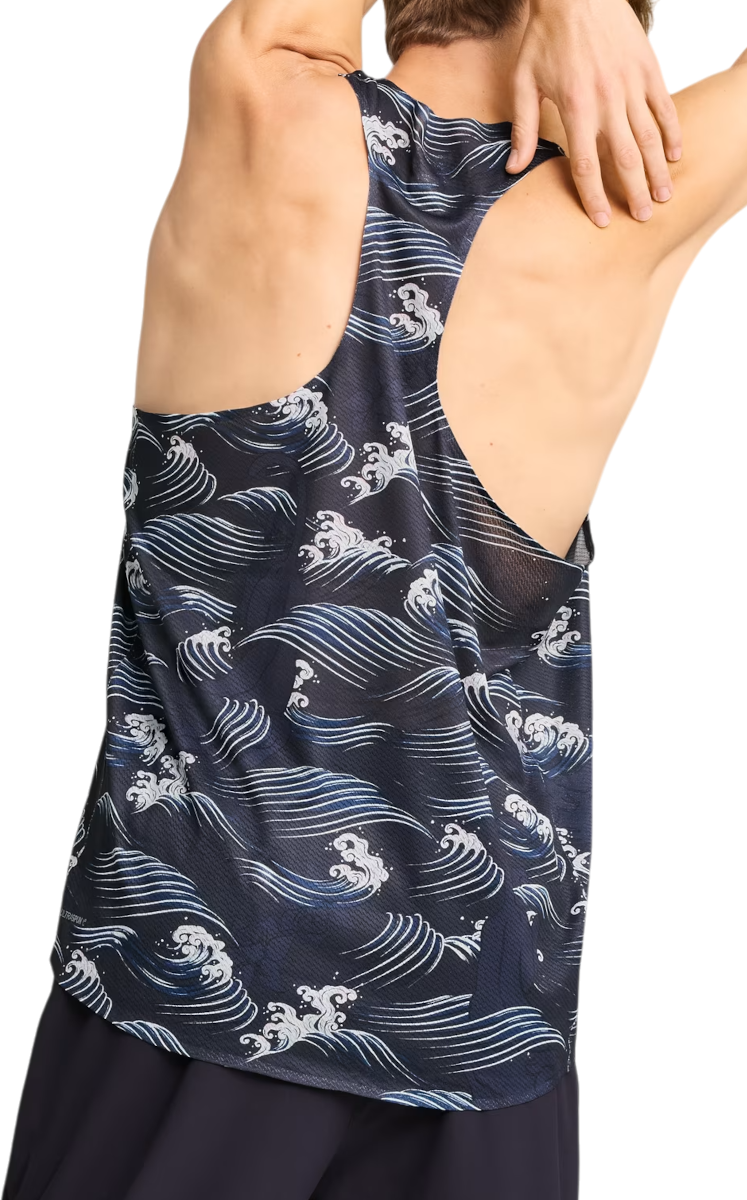 Majica brez rokavov Puma Saysky AOP Tank Top Črna | 526956-16, 1