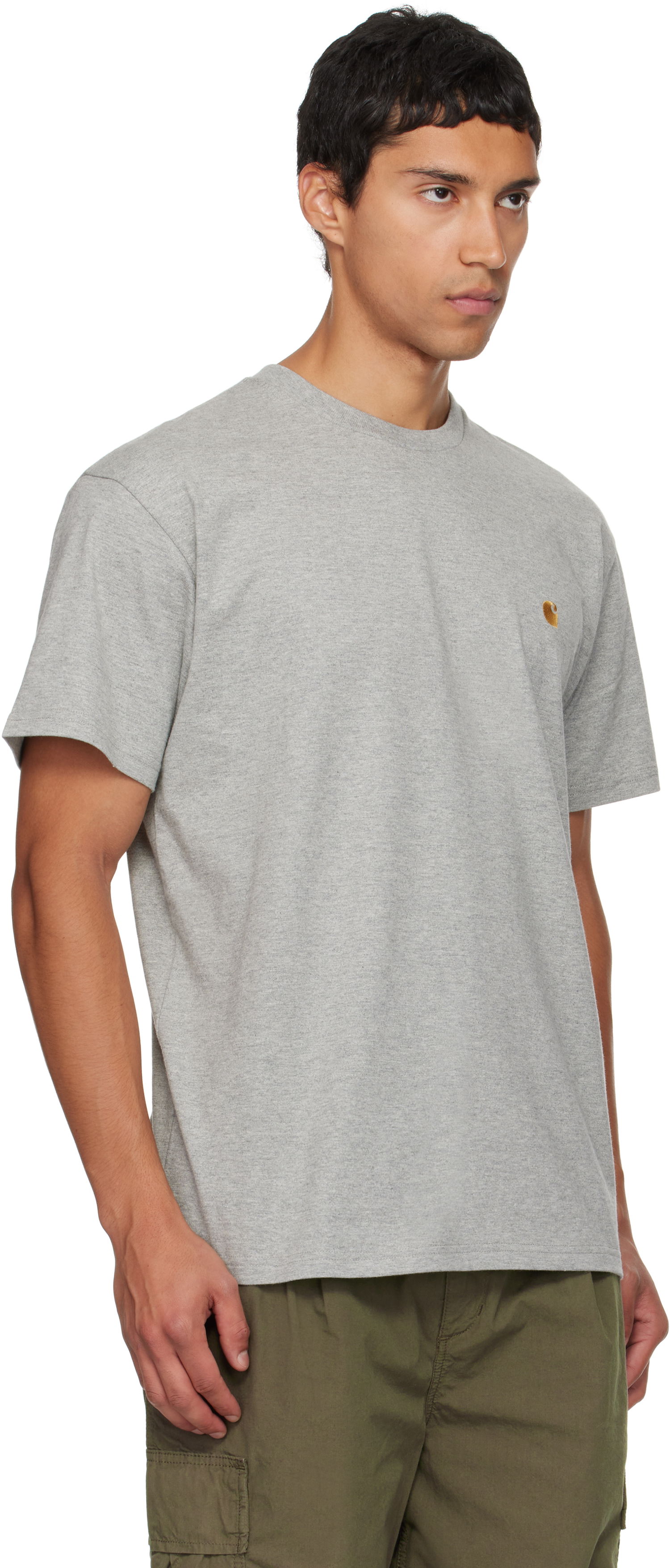 Majica Carhartt WIP Work In Progress Chase Short Sleeve T-shirt Siva | I026391, 1