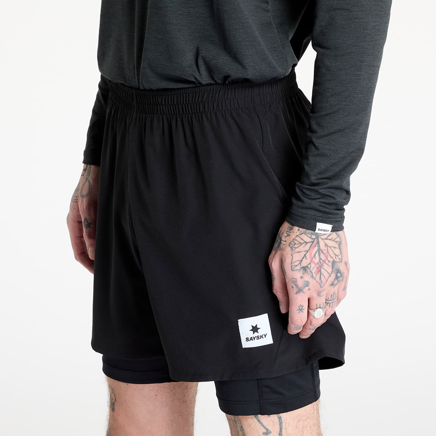 Kratke hlače Saysky SAYSKY 2 in 1 Pace 5'' Shorts Črna | XMRSH20C901, 1