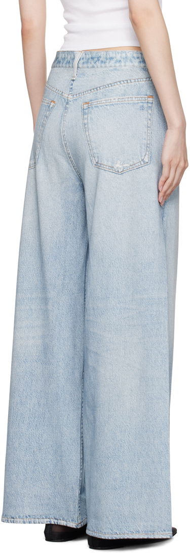 Kavbojke rag & bone rag & bone Miramar Sofie Ankle Wide-Leg Trousers Modra | WCW24S70078207, 2
