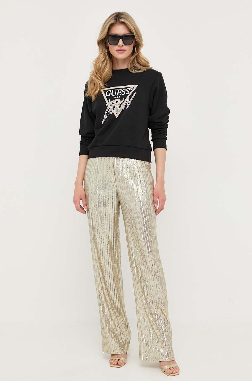 Pulover GUESS Sweatshirt Črna | W3YQ01.KB683, 0