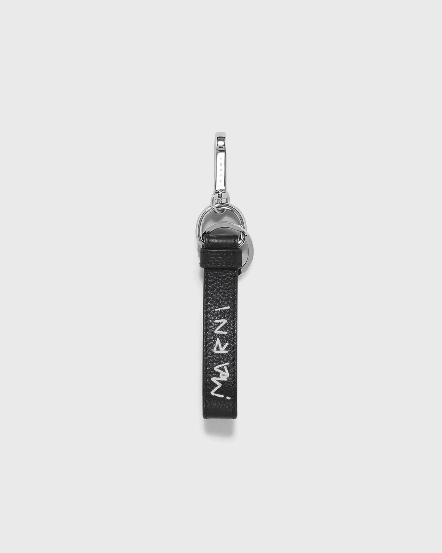 Obeski za ključe Marni Marni Leather Keychain Črna | PCMI0018A2-00N99, 1
