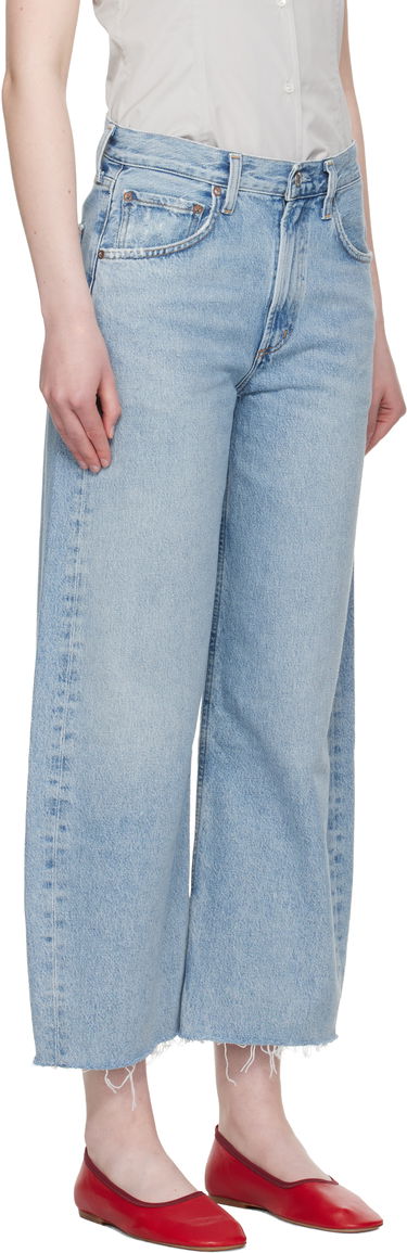 Kavbojke AGOLDE AGOLDE Low Curve Fray Jeans Modra | A238-1206, 1