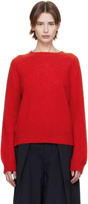 Pleteni pulover YMC YMC Jets Sweater Rdeča | Q8XMA, 0