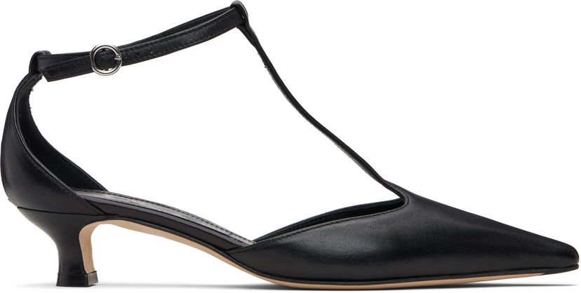 Nega čevljev Aeyde Aeyde Liz T-Bar Kitten Heels Črna | A11-PU0596001001-225