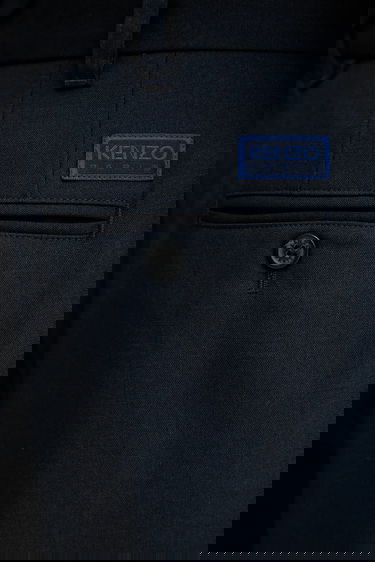 Hlače KENZO Pleated Tailored Trousers Črna | FE65PA2149GE, 4