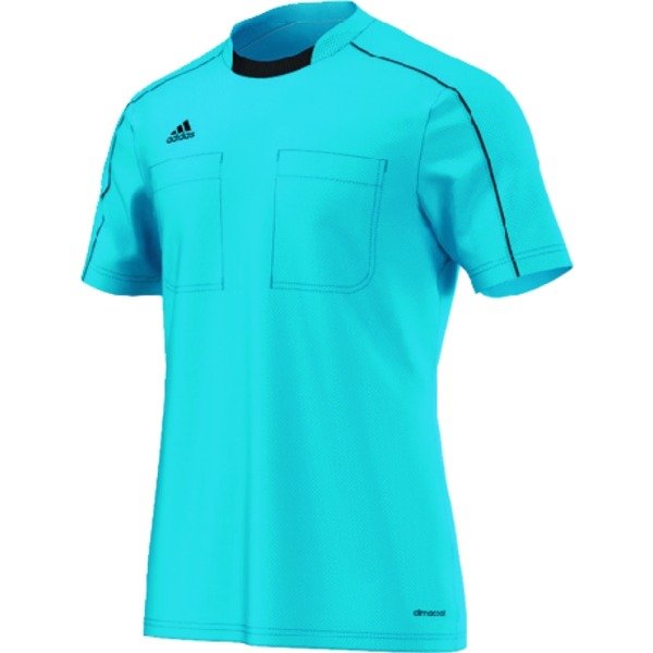 Dres adidas Originals REF16 Short Sleeve Pockets Climalite Referee Jersey Turkizna | aj5916