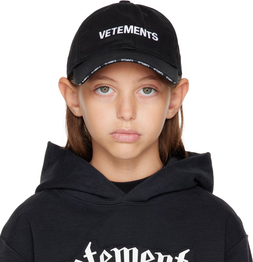 Kapa VETEMENTS Iconic Logo Cap Črna | KA10CA100B