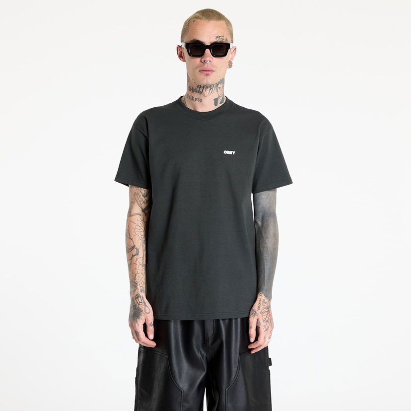 Majica OBEY OBEY Visual Studies T-Shirt Črna | 165264136
