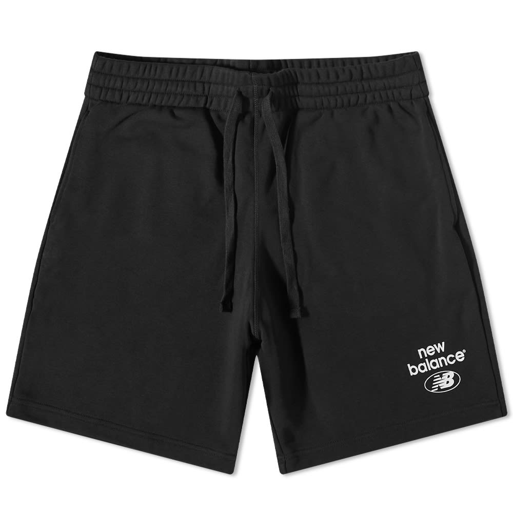 Kratke hlače New Balance Essentials Fleece Short Črna | MS31520-BK, 0