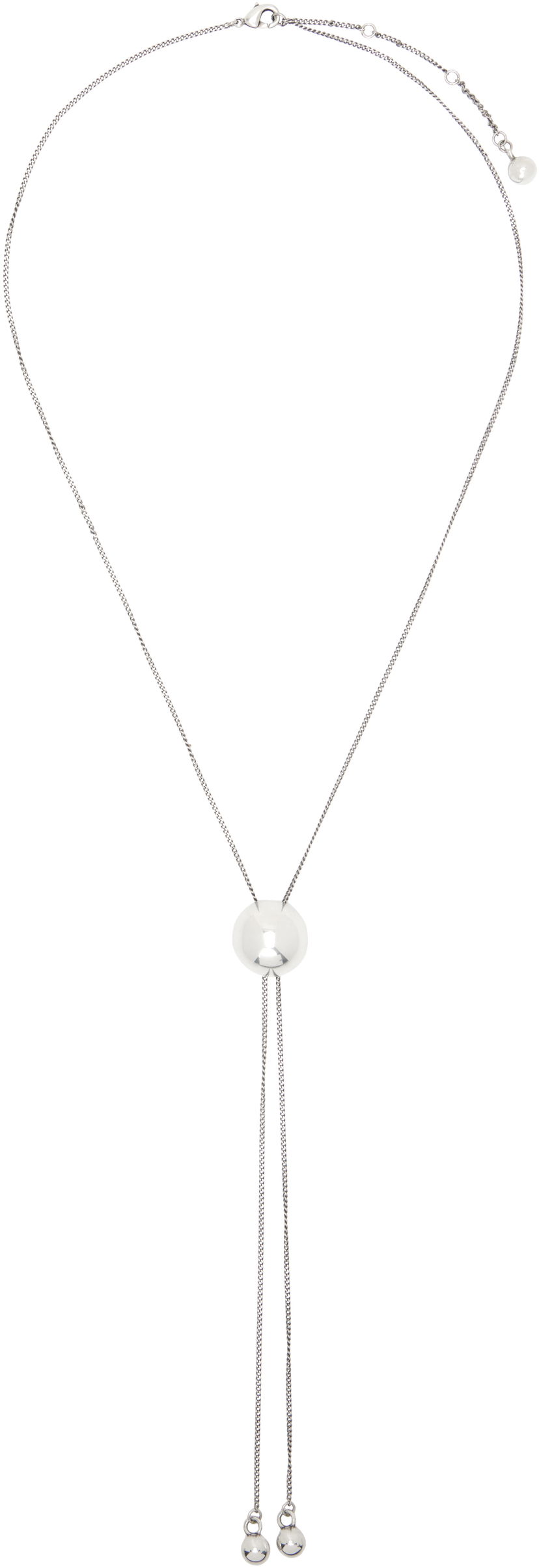 Ogrlica LEMAIRE Bolo Tie Pendant Necklace Kovinski | JW0089 LO036