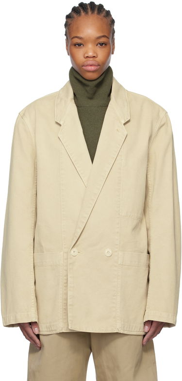 Jakna LEMAIRE Lemaire Workwear Denim Blazer Bež | JA1062 LD1008, 0