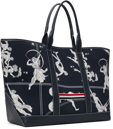 Tote bag Thom Browne Thom Browne Olympic Constellation Medium Tool Tote Mornarica | MAG389A-F0891, 2