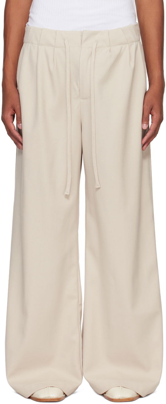 Hlače Entire Studios Cinch Trousers Bež | ES2546FO, 0