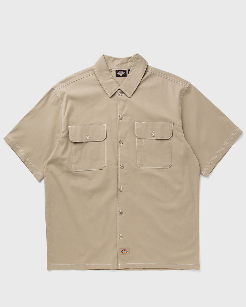 Srajce Dickies Riverbend Work Shirt Bež | DK0A4Z7R0DS1