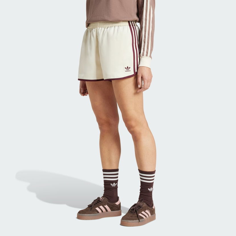 Kratke hlače adidas Performance Adicolor 3-Stripes Sprinter Shorts Bež | KA7739