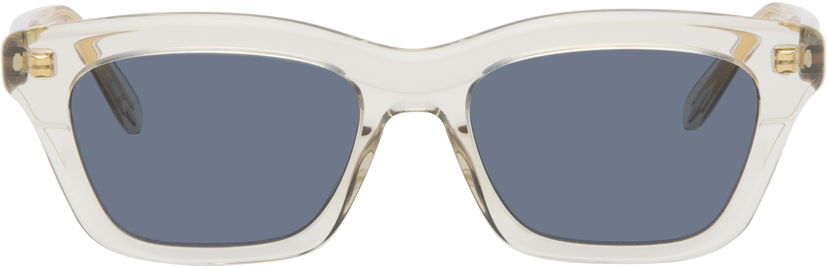 Sončna očala Loewe Sigma Transparent Rectangular Slim Sunglasses Bež | LW40177I@5357V 840126866087