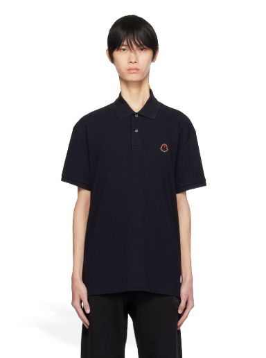 Polo majica Moncler Genius x Palm Angels x Polo Tee Črna | I209L8A00002M3588