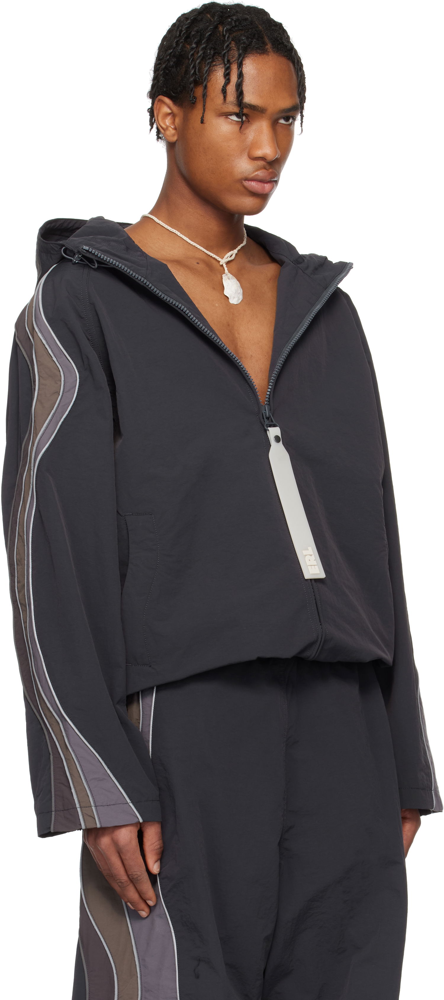 Vetrovka ERL ERL UFO Windbreaker Jacket Črna | ERL10J015, 1