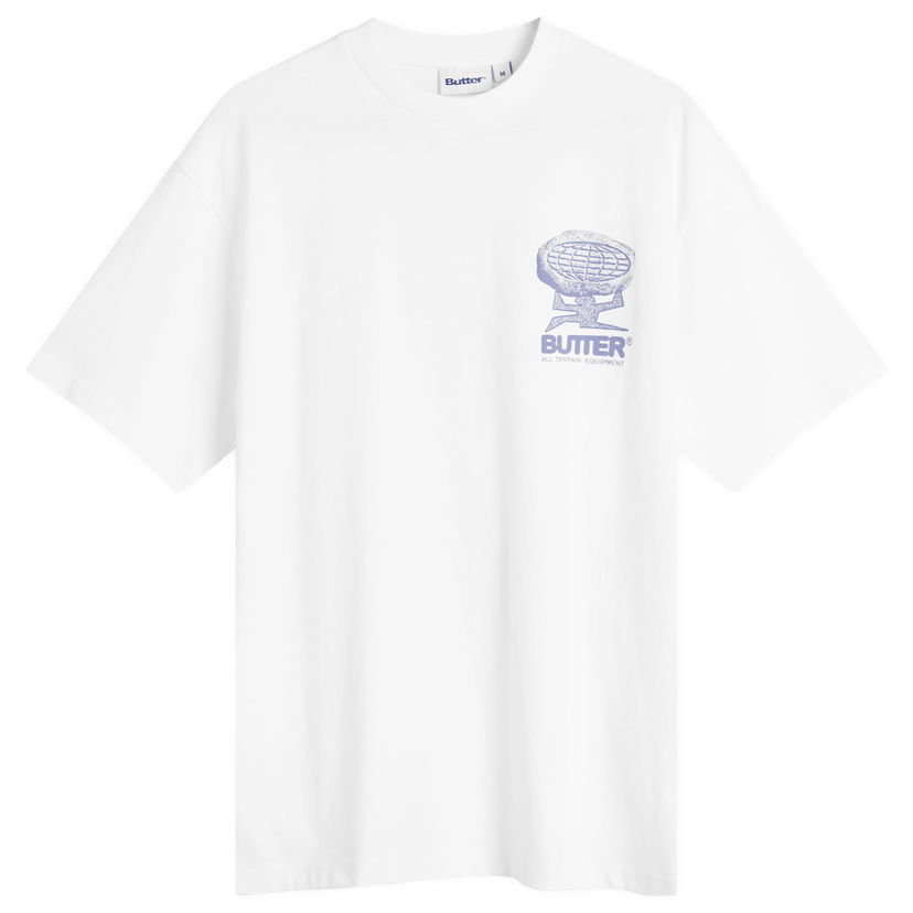 Majica Butter Goods Terrain Graphic Tee Bela | BG252107-WHT