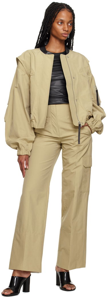 Bomber jakna Helmut Lang Helmut Lang Oversized Bomber Jacket Bež | N02HW402, 3