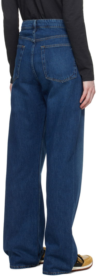 Kavbojke rag & bone Rag & Bone Indigo Logan Wide Leg Jeans Modra | WDD23F2935BOAN, 2