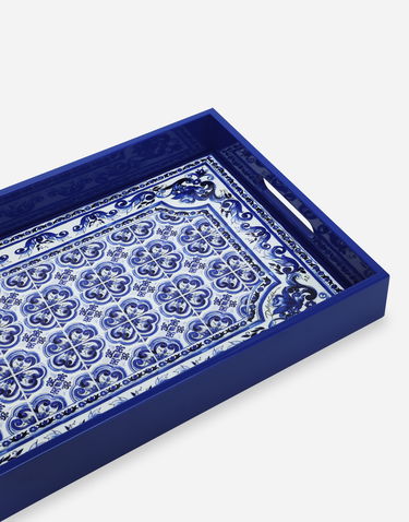 Modni dodatki Dolce & Gabbana Dolce & Gabbana Plexiglass Rectangular Tray Modra | TC0107TCALRUB009, 3