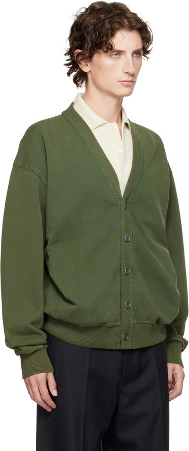 Pleteni pulover JW Anderson JW Anderson Garment-Dyed Cardigan Črna | JW0246-PG1842, 4