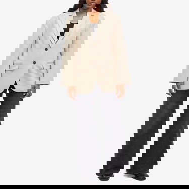 Jakna Anine Bing Quinn Oversized Woven Blazer Bež | A-01-7073-230, 4