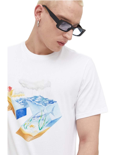 Majica Converse Star Chevron Ocean Tee Bela | 10024746.A02