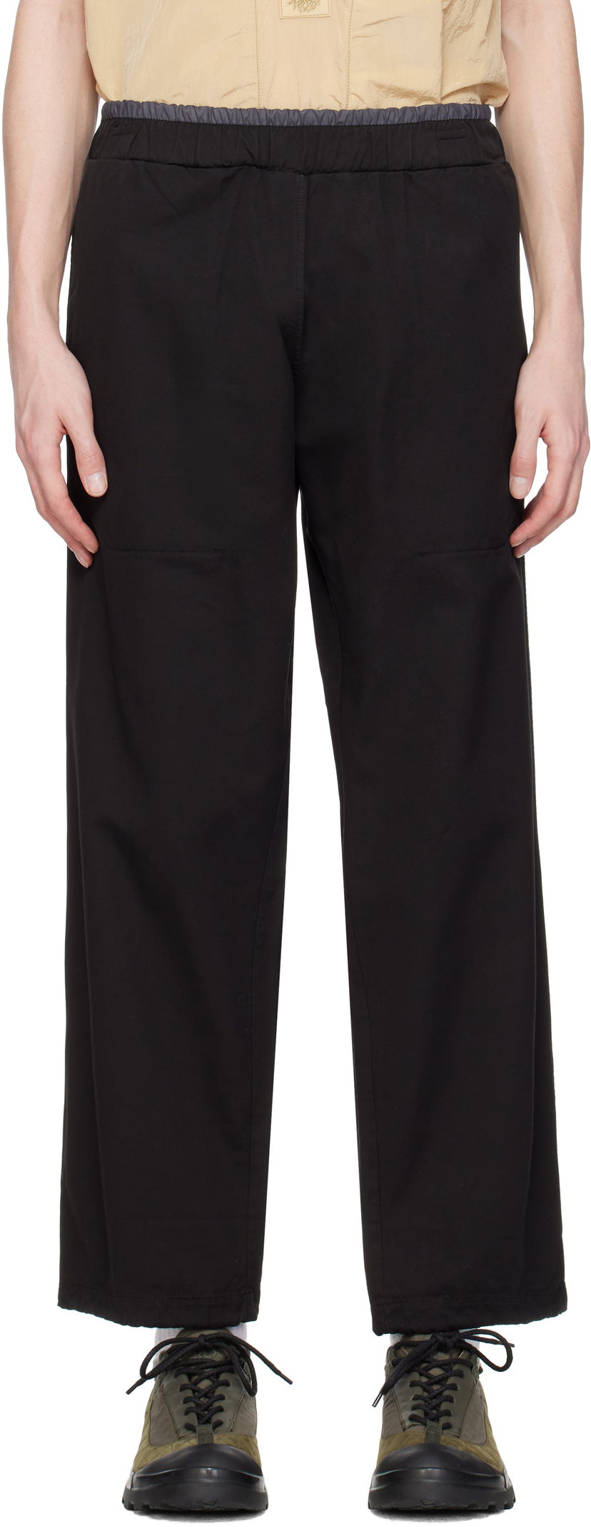 Hlače Ranra RANRA Way Soft Cotton Track Pants Črna | AMSS25TP01507