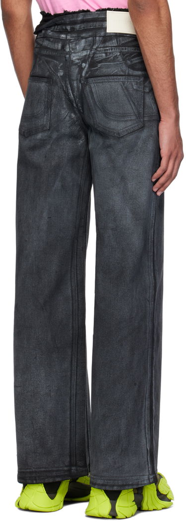 Kavbojke Ottolinger Ottolinger Double Fold Jeans Črna | 1702812, 2
