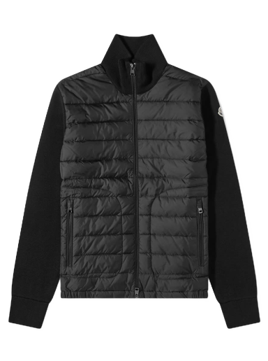 Jakna Moncler Down Knit Jacket Black Črna | 9B507-00-A9341-999
