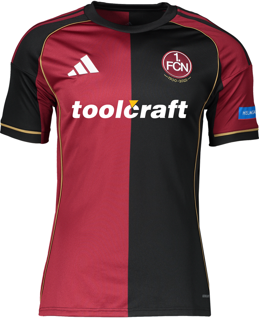 Dres adidas Originals 1. FC Nürnberg Home Jersey 2025/26 Rdeča | 6fcnjj2751
