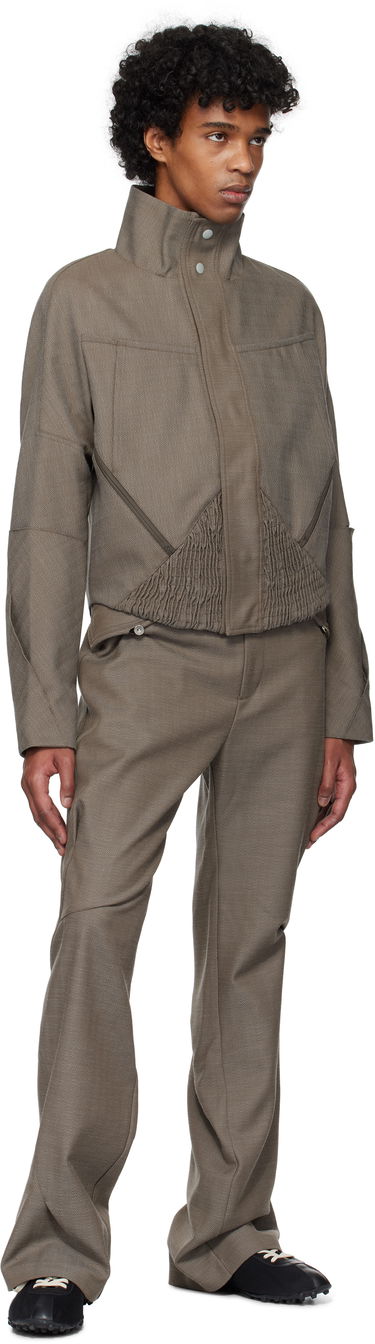 Hlače KIKO KOSTADINOV Kiko Kostadinov Alec K-Dart Trousers Siva | KKSS25T05-17, 3