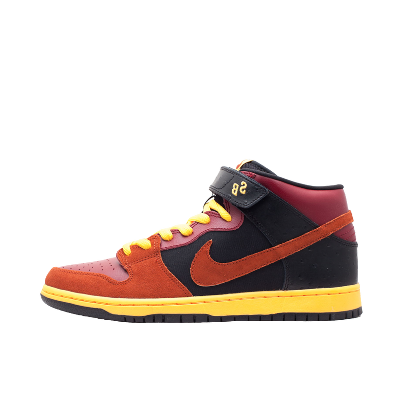 Superge in čevlji Nike SB SB Dunk Mid Ostrich Team Red Rdeča | 314383-680