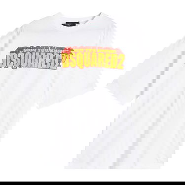 Majica DSQUARED2 Dsquared2 Loose Fit 3D Logo T-Shirt Bela | S71GD1553-S23009-100, 1