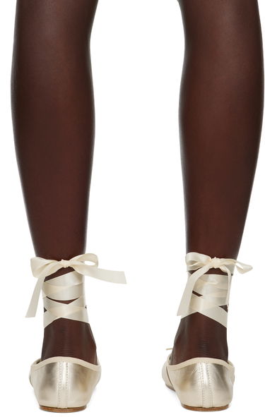 Oblačila Repetto Repetto Sophia Ballerina Flats Kovinski | V4109AGM, 1