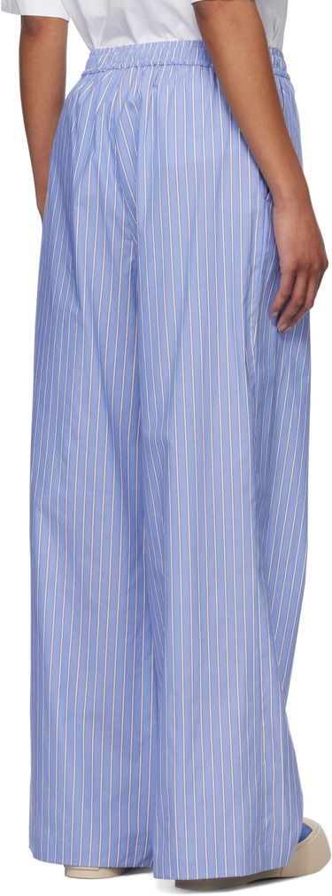 Hlače Marni Marni Loose Striped Trousers Modra | PAMA0071S1 UTC455, 2
