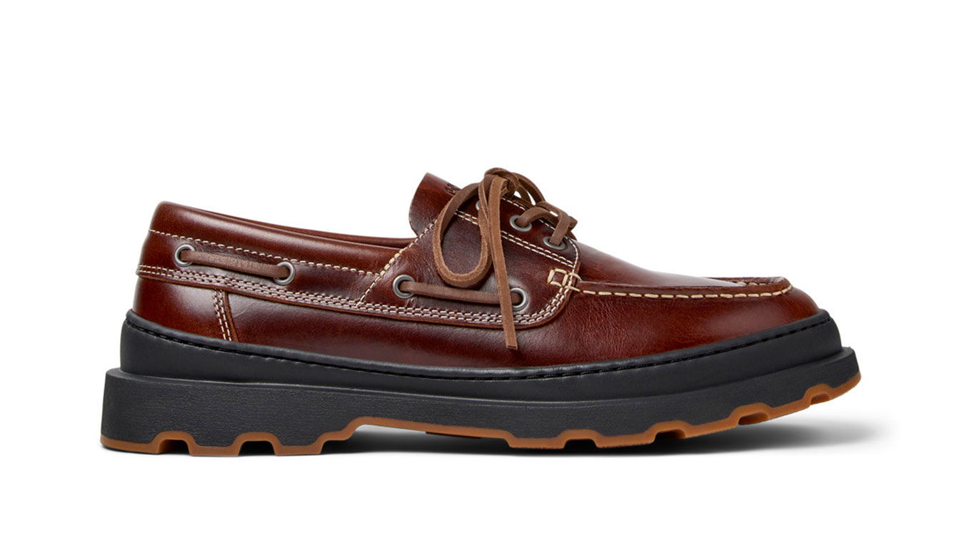 Superge in čevlji Camper Brutus+ Chunky Laced Loafers Rjava | K101067-001, 1