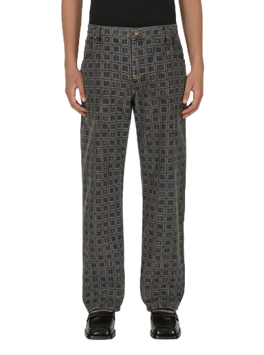 Kavbojke Ahluwalia Kalonji Low Rise Jeans Siva | M-AHLU-DE003-AW22-FA61 CH