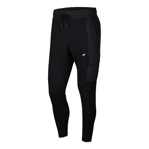 Trenirka Nike Sportswear Logo Splicing Pants Črna | CJ4334-010