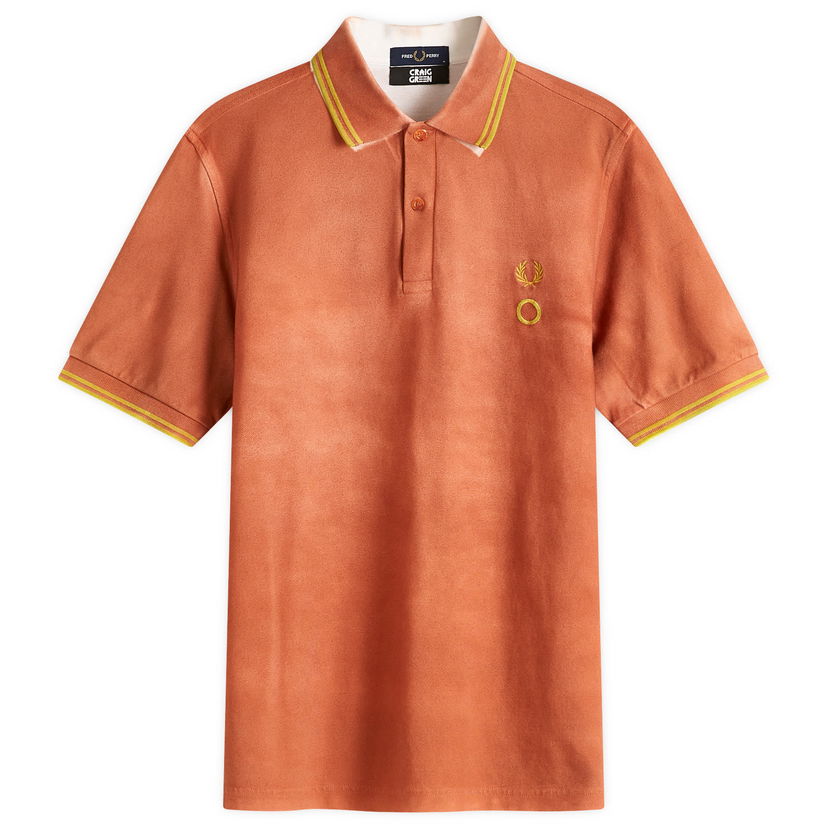 Polo majica Fred Perry Craig Green Tennis Polo Shirt, Size Large Oranžna | SM9150-Z38