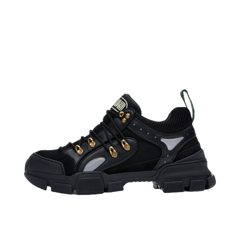 Superge in čevlji Gucci Flashtrek SEGA 'Black Leather' Črna | 543149 GGZ80 1079