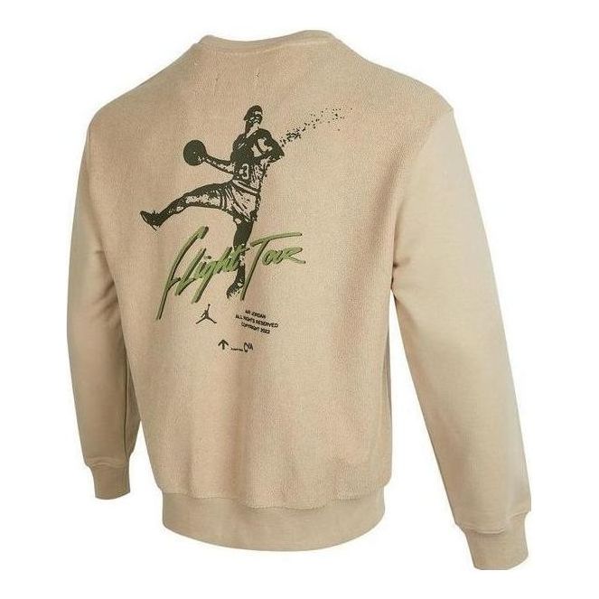 Pleteni pulover Jordan Jordan Flight Heritage Sweatshirt Bež | DV1620-206