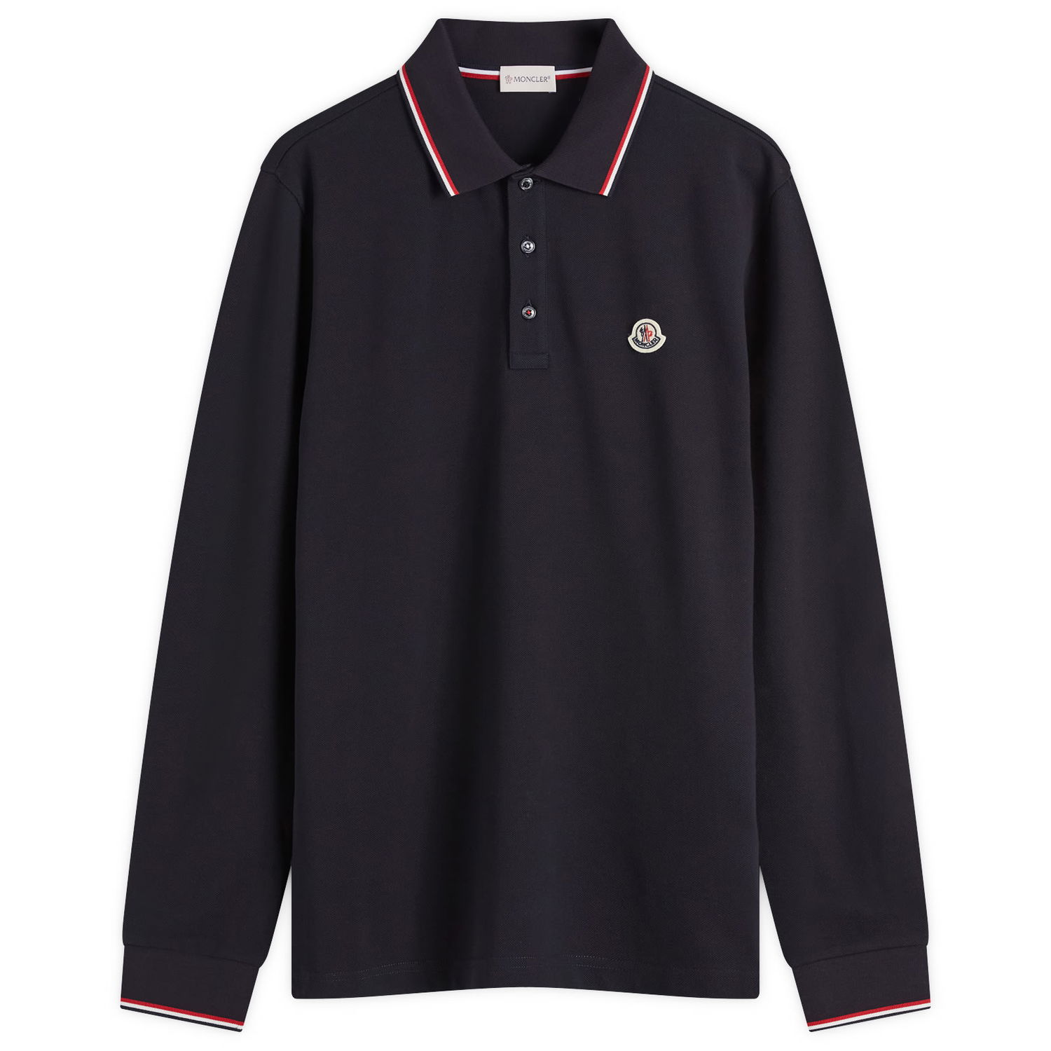 Polo majica Moncler Long Sleeve Polo T-Shirt Črna | 8B701-00-84556-77X, 0