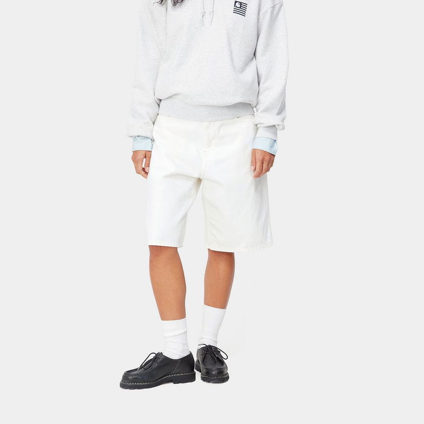 Kratke hlače Carhartt WIP Brandon Short Bela | I031919_02_02