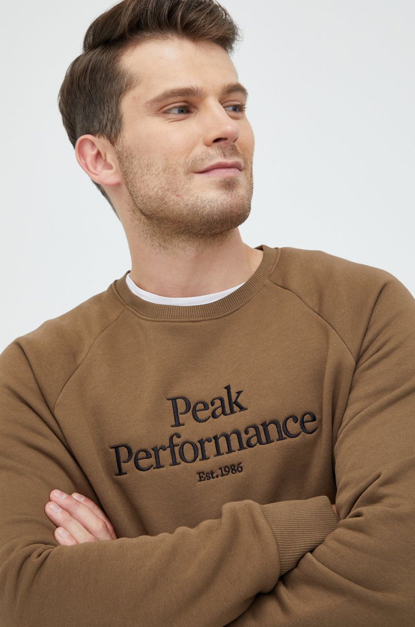 Pulover Peak Performance Original Crew Rjava | G77755, 0